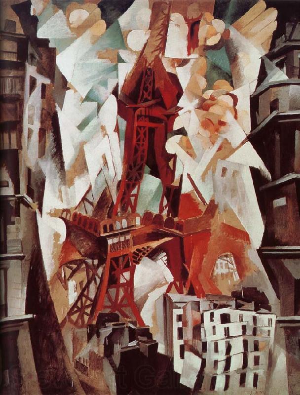Delaunay, Robert Red Tower France oil painting art
